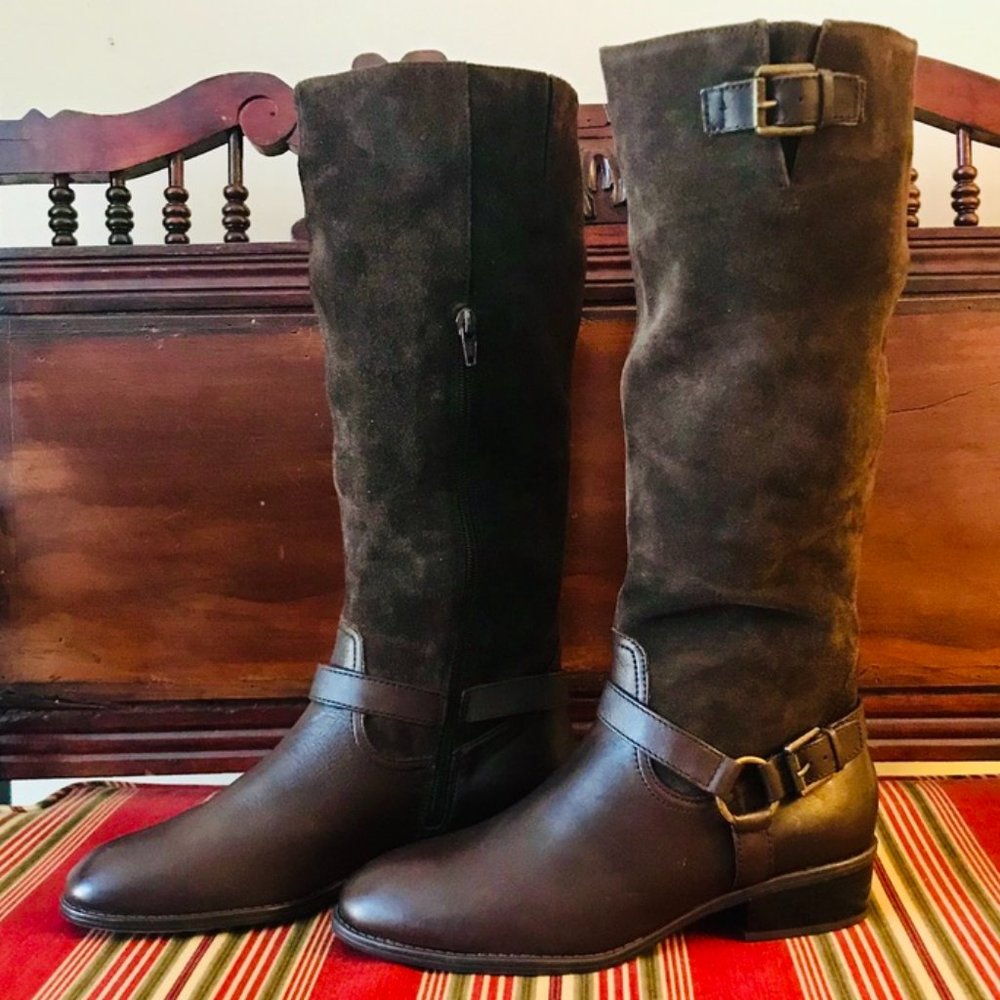 NWOT Wide Calf Lauren by Ralph Lauren MCLEOD Boots
